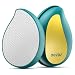 BEZOX Glass Foot Scrubber Professional Foot File Callus Remover for Dead Skin Cracked Heels Premium Pumice Stone Pedicure Tools for Feet with AntiSlip Handle and Protective Cover Green - Image 2