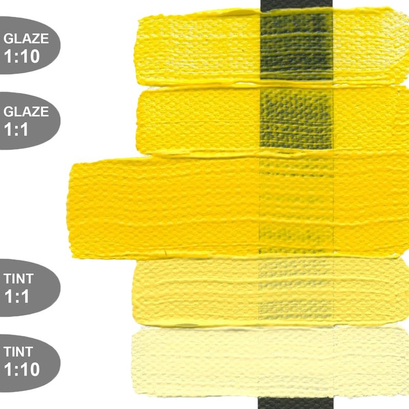 Golden Heavy Body Acrylic - Cadmium Yellow Medium Hue - 16 oz Jar - Image 4