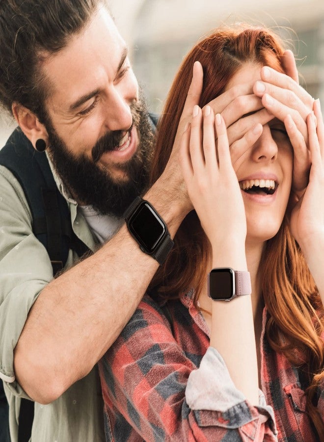 CCnutri Stretchy Nylon Solo Loop Bands Compatible with Apple Watch 38mm 40mm 41mm 42mm 44mm 45mm 49mm, Sport Elastic Wristbands Women Men Straps for iWatch Series 9/8/7/6/5/4/3/2/1/SE/Ultra/Ultra 2, 4 Pack - Image 5