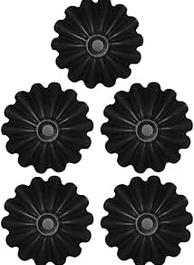 قوالب فطائر البيض من الفولاذ المقاوم للصدأ 7.3 × 7.3 سم قوالب خبز غير لاصقة لحلوى التارت والبودينغ - Image 1