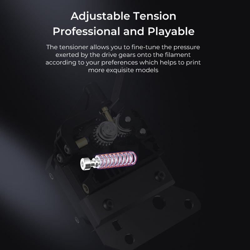 CREALITY Sprite Extruder SE-Neo Extruder Dual-gear Drive High Torque & Smooth Feeding Support Adjustable Tension Suitable for 3D Printers Ender-3 V2 Neo/ Ender-3 Neo/ Ender-3 Max Neo/Ender-2 Pro - Image 3