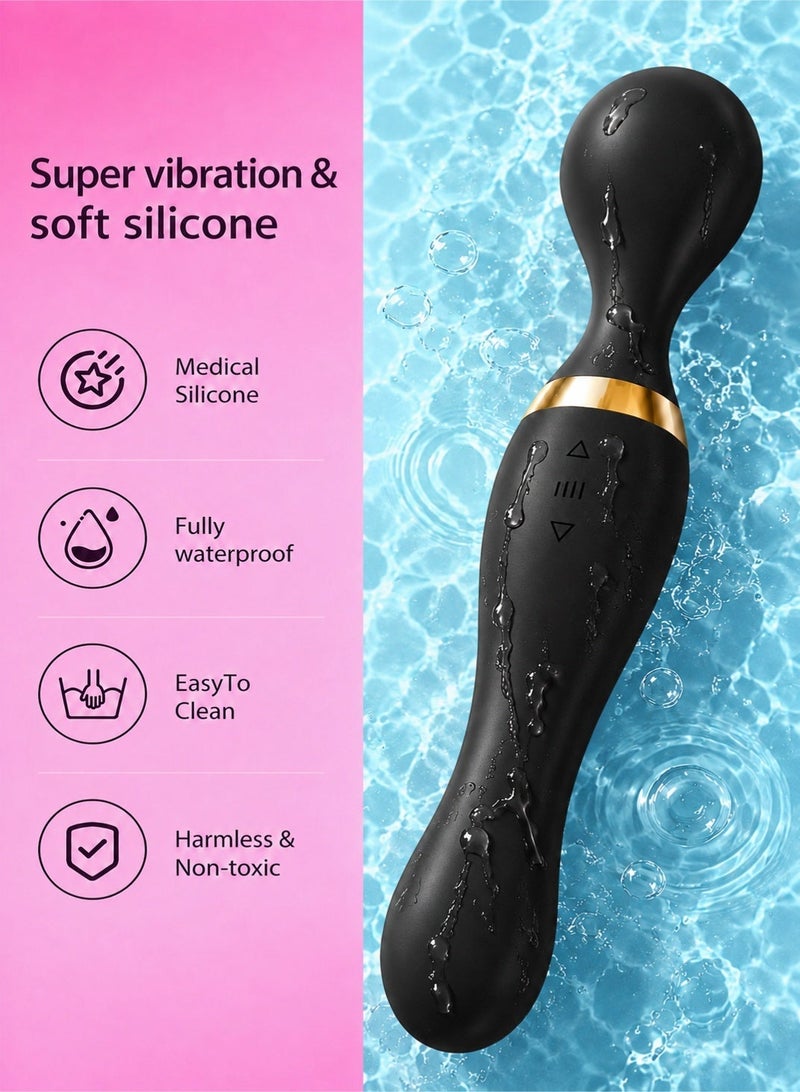 DBLEW Rechargeable Handheld Body Massager Portable Vibrating Massager for Neck, Back, and Legs - Image 3