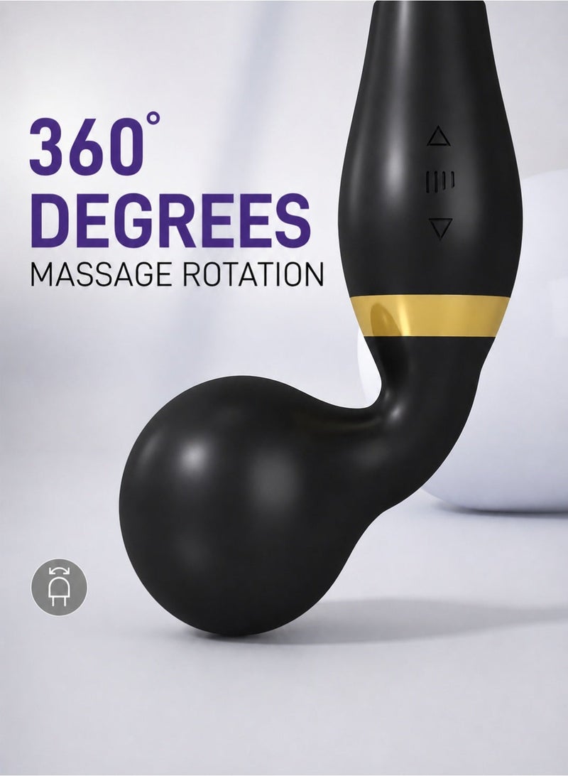 DBLEW Rechargeable Handheld Body Massager Portable Vibrating Massager for Neck, Back, and Legs - Image 5