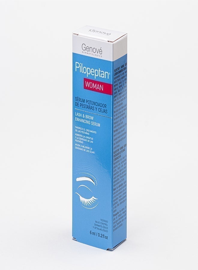 Genove Pilopeptan Woman Eyelash and Eyebrow Growth Serum – Advanced Lash Enhancer & Booster with Biotin, Panthenol & Keratin | Denser, Longer Lashes & Fuller Brows – 6ml (Ophthalmologist Tested) - Image 5
