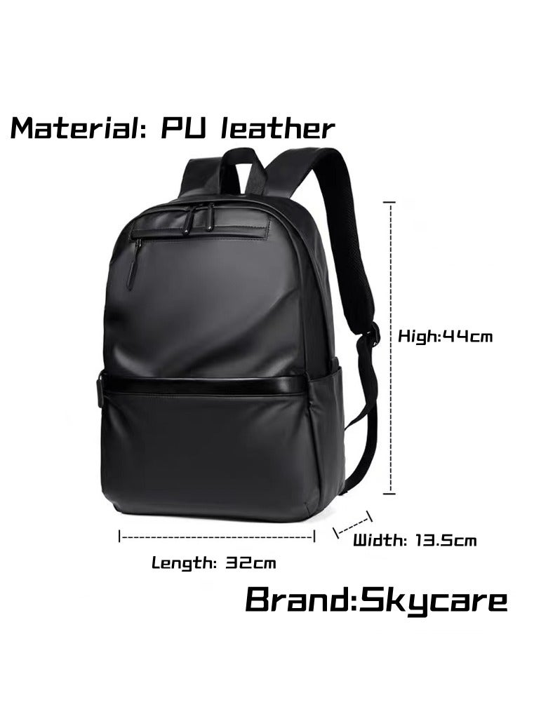 Skycare School Backpack for Men Women Water Resistant Laptop Backpack Bookbags College Daypack Black Backpack School Bag - Image 5