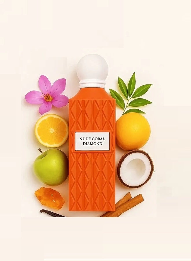 IBRAQ Nude Coral Diamond Eau De Perfume 150ml - Image 3