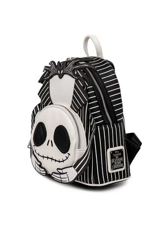 Loungefly حقيبة ظهر ميني جاك سكلينجتون بلا رأس من لاونجفلاي × فنكو بوب! ديزني الكابوس قبل عيد الميلاد (22.9 × 11.4 × 26.7 سم) - Image 2