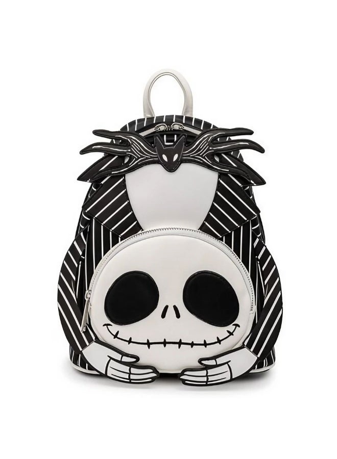 Loungefly حقيبة ظهر ميني جاك سكلينجتون بلا رأس من لاونجفلاي × فنكو بوب! ديزني الكابوس قبل عيد الميلاد (22.9 × 11.4 × 26.7 سم) - Image 1