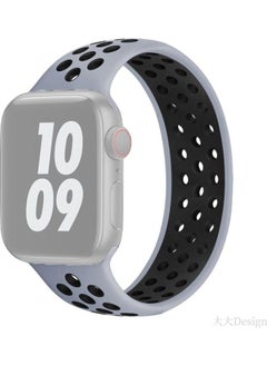 Replacement Strap For Apple Watch Series Grey/Black