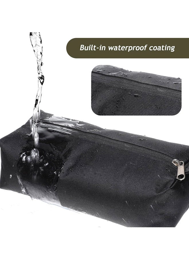 2PCS Zipper Canvas Tool Pouch, Multipurpose Storage Bag for Tools Cosmetics - Image 5