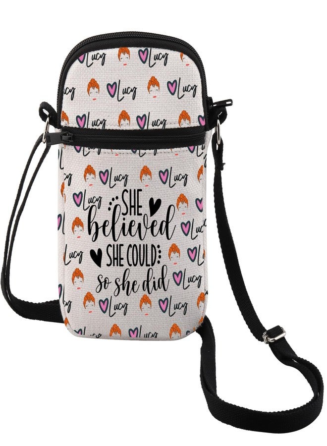 MEIKIUP Lucy TV Show Inspired Gift Lucy TV Show Crossbody Bag Fans Gift Lucy & Ricardo & Ethel & Fred Shoulder Bag (Lucy CB) - Image 1