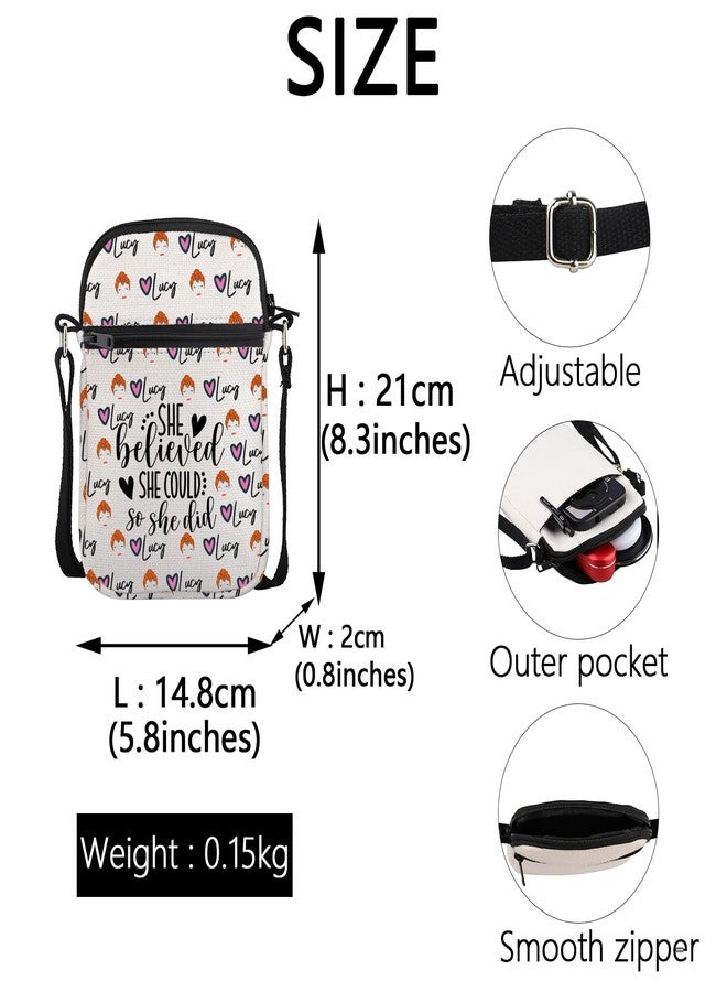 MEIKIUP Lucy TV Show Inspired Gift Lucy TV Show Crossbody Bag Fans Gift Lucy & Ricardo & Ethel & Fred Shoulder Bag (Lucy CB) - Image 4