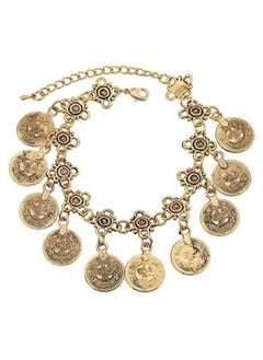 Retro Tassel Coin Charm Bracelet