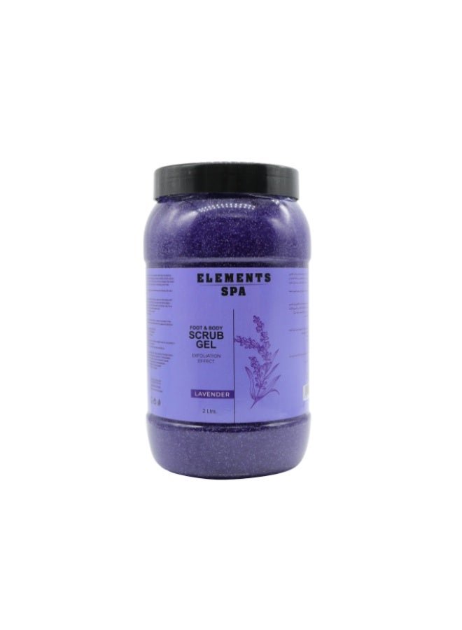 ELEMENTS SPA FOOT AND BODY SCRUB LAVENDER 2L