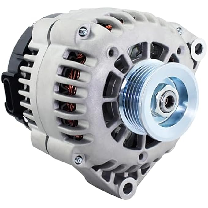 BDELI Alternator Replacement New for 01-04 Chevy Silverado 1500 4.3 4.8 5.3 6.0L, 00-04 Chevy Tahoe 4.8 5.3L, 00-04 Chevy Suburban 5.3 6.0 8.1L 2000 2001 2002 2003 2004 10464455 ADR0215 40012139 8247N - Image 1