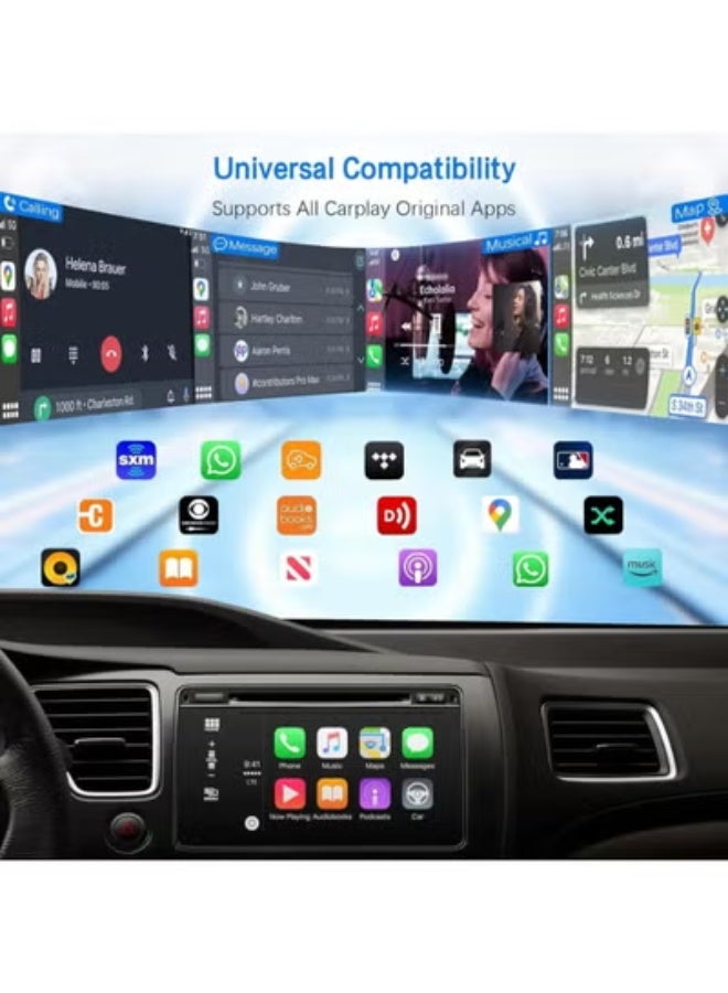 محول كار بلاي لاسلكي - تشغيل فوري Plug & Play - اتصال سريع وتلقائي - محول عملي لتحويل الكار بلاي السلكي إلى لاسلكي - Image 4