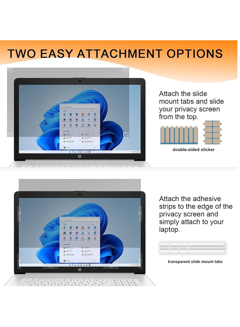13.3 Inch Laptop Privacy Screen Filter Compatible with HP/Dell/Acer/Asus/Samsung/Lenovo/Toshiba,for 16:9 Widescreen laptop privacy screen 13.3 inch and Anti-Glare Protector