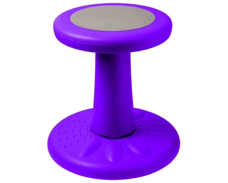 ActiveChairs Kids Wobble Stool Flexible Preschool  Elementary Classroom Seating Improves Focus  Posture ADHDADD Wiggle Chair Kids Active Fidget Chairs 14 Stool Ages 37 Purple