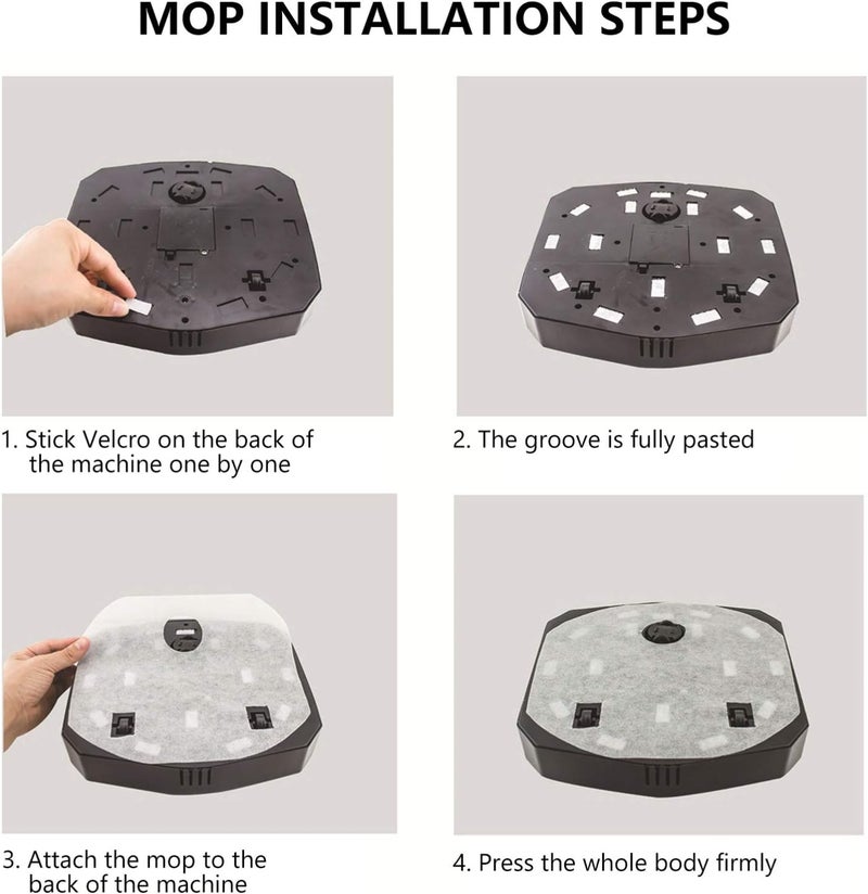 woobles Cordless Vacuum Cleaner Floor Vacuum Robot Robot Vacuum Robotic Vacuum Cleaner with Self-Charging 360° Multiple Cleaning Modes Vacuum for Pet Hairs Hard Floor Car Hand Vac Car Vacuum Cleaner White - Image 5
