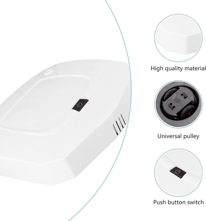 woobles Cordless Vacuum Cleaner Floor Vacuum Robot Robot Vacuum Robotic Vacuum Cleaner with Self-Charging 360° Multiple Cleaning Modes Vacuum for Pet Hairs Hard Floor Car Hand Vac Car Vacuum Cleaner White - Image 2