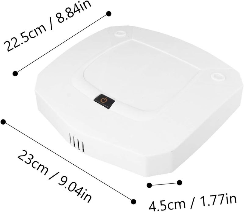 woobles Cordless Vacuum Cleaner Floor Vacuum Robot Robot Vacuum Robotic Vacuum Cleaner with Self-Charging 360° Multiple Cleaning Modes Vacuum for Pet Hairs Hard Floor Car Hand Vac Car Vacuum Cleaner White - Image 3