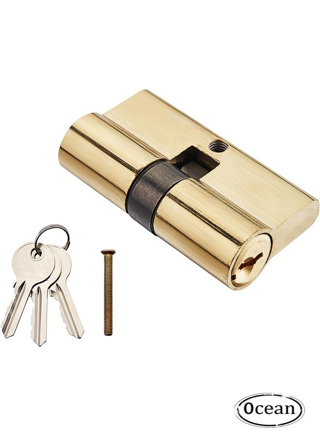 JS Door Lock Cylinder with 3-Pieces Keys 60mm - Image 1