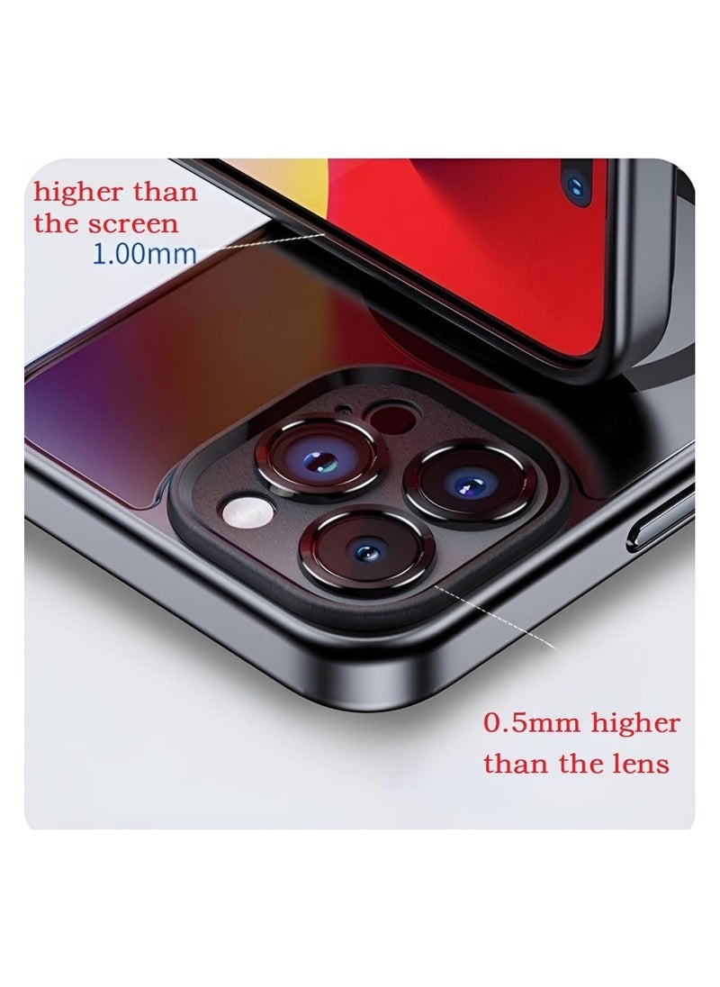جراب حافظة هاتف محمول بشاشة عرض ذكية بتقنية NFC E Ink لهاتف iPhone 15 Pro max DIY باللون الرمادي