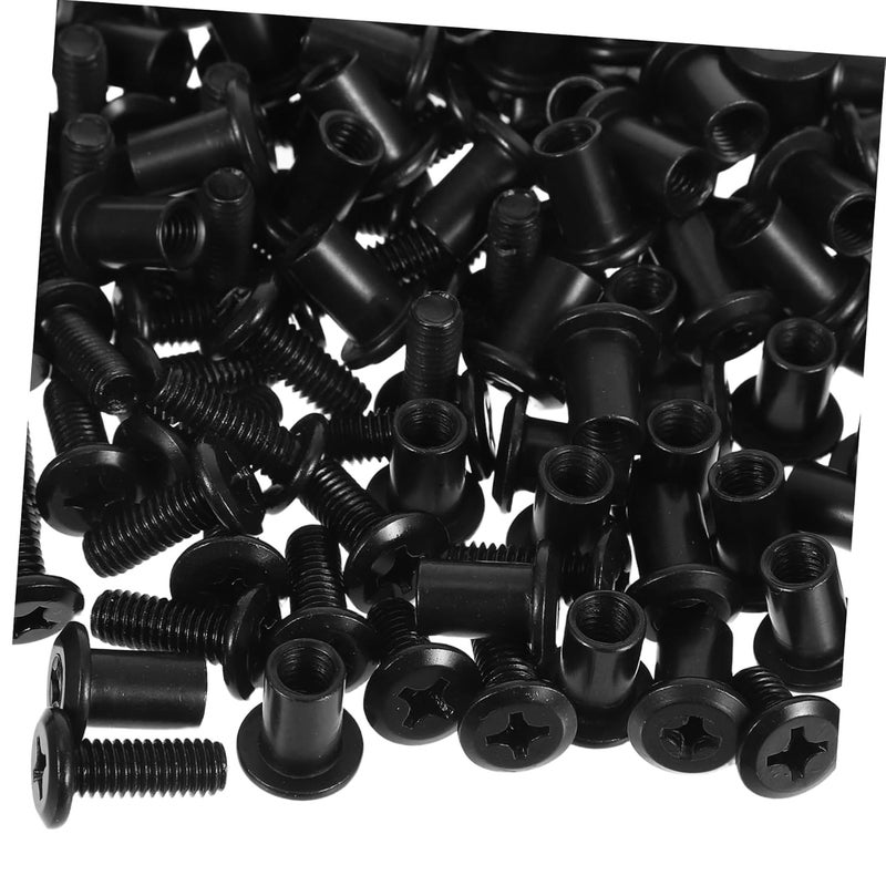 فاليكلود 170 قطعة مجموعة براغي أثاث وصواميل موصلات مفصلية فولاذية سهلة التجميع مسامير تثبيت - Image 4