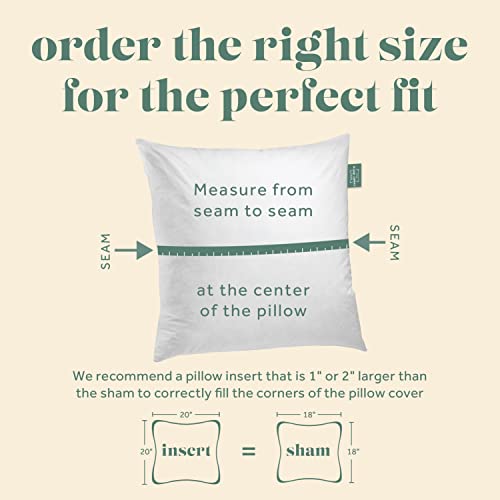 ComfyDown 26x26 Decorative Throw Pillow Insert, Down and Feathers Fill, 100% Cotton Cover 233 Thread Count, Square Pillow Insert - Made in USA - Image 2