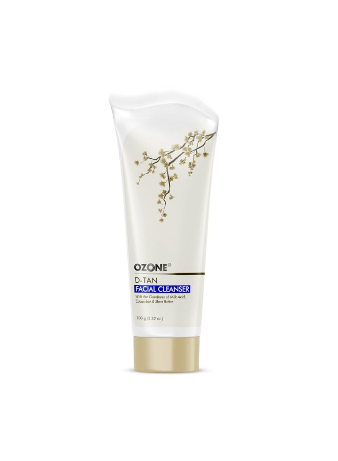 أوزون غسول الوجه دي تان للرجال والنساء | مثالي لجميع أنواع البشرة | مثالي لجميع أنواع البشرة | إزالة التسمير والتلف الناتج عن أشعة الشمس وتوحيد لون البشرة | غني بمكونات عضوية | 100 جرام (عبوة من 1) - Image 1