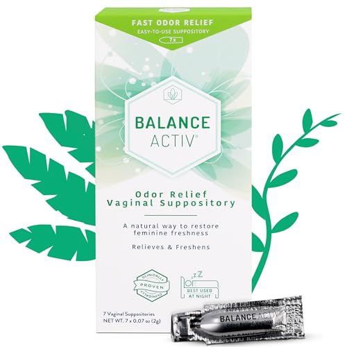 Balance Activ Odor Relief Vaginal Suppository for Women Works Naturally to Rapidly Relieve Unpleasant Odor and Restore Feminine Freshness - Image 1