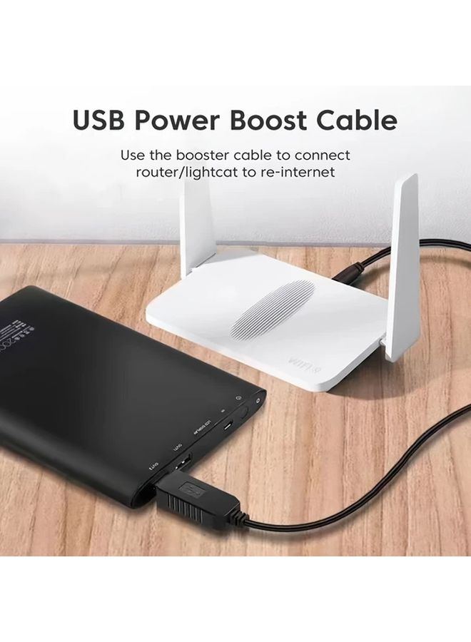 USB Power Boost Step Up Cord 5V To DC 12V Single Wire With 8 Connector Heads For Router And Network Equipment - Image 4