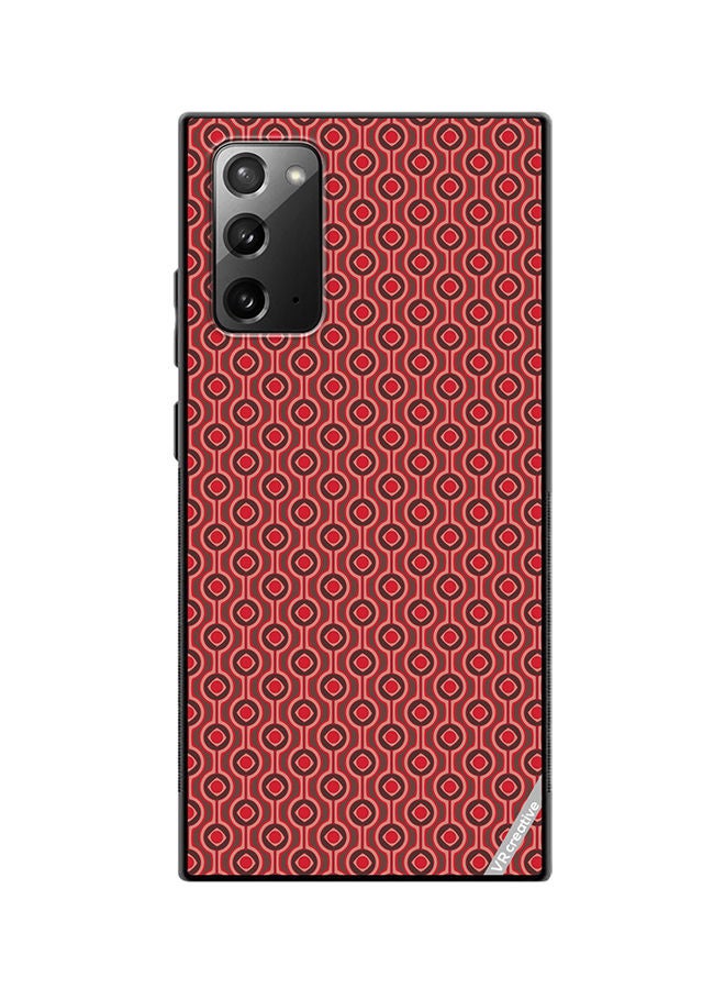 VR CREATIVE Protective Case Cover For Samsung Galaxy Note20 5G Pattern Red Design Multicolour - Image 1