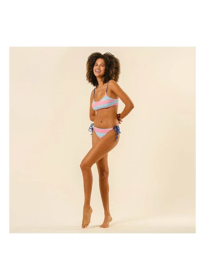 Zsa Zsa Zsu  Prinkipo Laced Bikini Bottom 23x21 cm Pink - Blue. for Women | Best Price UAE