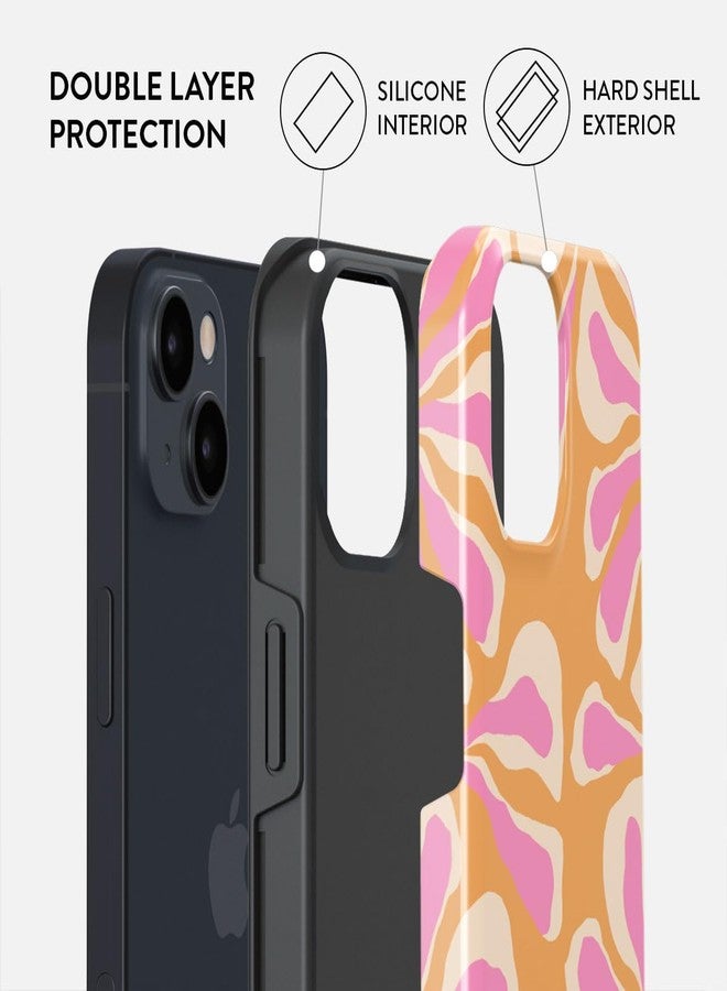 بورجا جراب هاتف BURGA لهاتف iPhone 14 - غطاء هاتف لطيف وعصري وجميل ومنقوش، مع حماية صلبة - يناسب جراب Apple iPhone 14 للنساء والرجال - Image 2