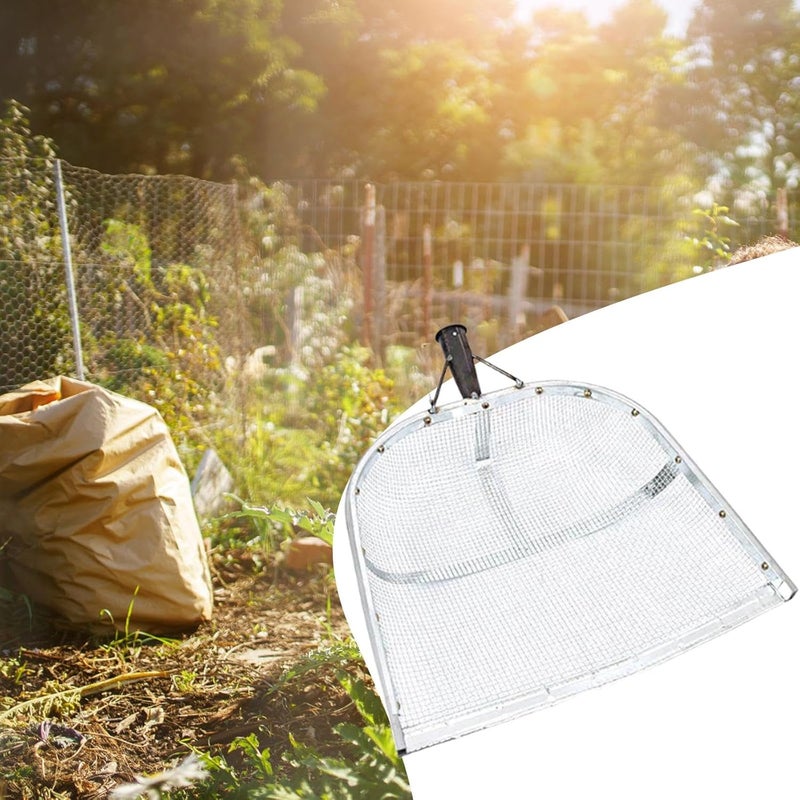 Portable Soil Sieve Garden Hand Tool with 2 mm Mesh Sifting Head for Gardening and Farming (Not Including Pole) - Image 3