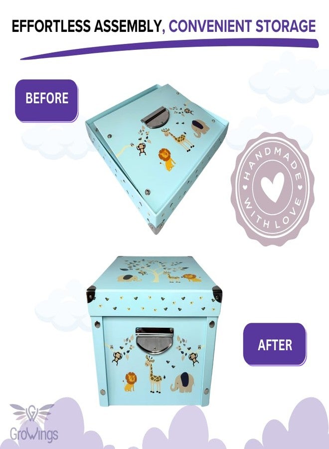 GroWings Baby Keepsake Box - Large Memory Storage for Newborns, Suitable for Boys and Girls, Strong, Durable, and Collapsible Gifts - Image 5