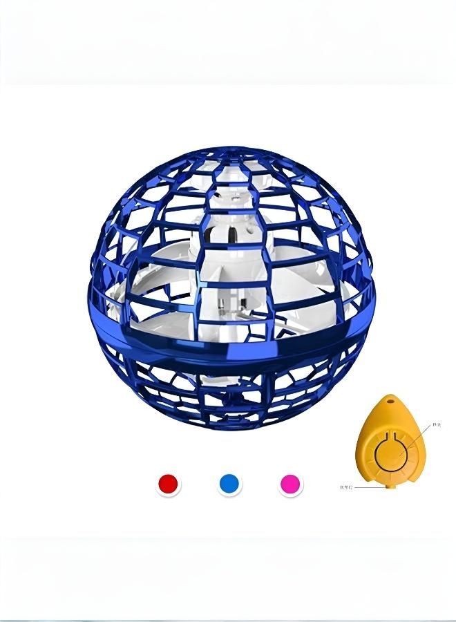 كرة تحليق عائدة مع جهاز تحكم عن بعد | كرة الطائرة العائدة 360 درجة مع أضواء LED | لعبة سبينر طائر مقاومة للصدمات | لعبة أطفال للعب في الداخل والخارج - Image 2