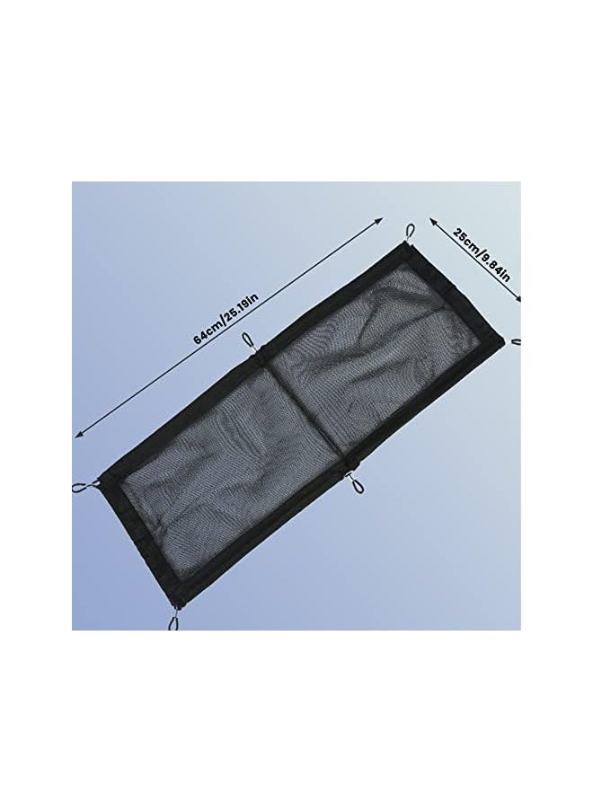 wisfunlly - Cable Management Net, Under Desk Cable Management Tray, Mesh Cable Manager Flexible Under Desk Wire Net Large Capacity Cord Organizer Net for Office,Standing Desk, Home (25x10 Inches) - Image 1