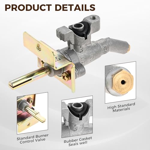 Lemfema Gas Grill Replacement Parts Manifold Main Burner Control Valve Compatible with Weber Spirit2013Current Spirit II E210 E310 E315 E320 Grill For Natural Gas - Image 3