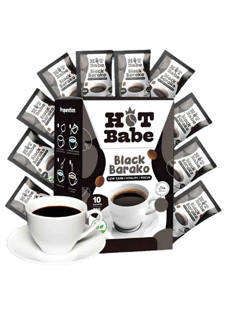 Hot babe Black Barako Dietary Supplement 10 x 18g