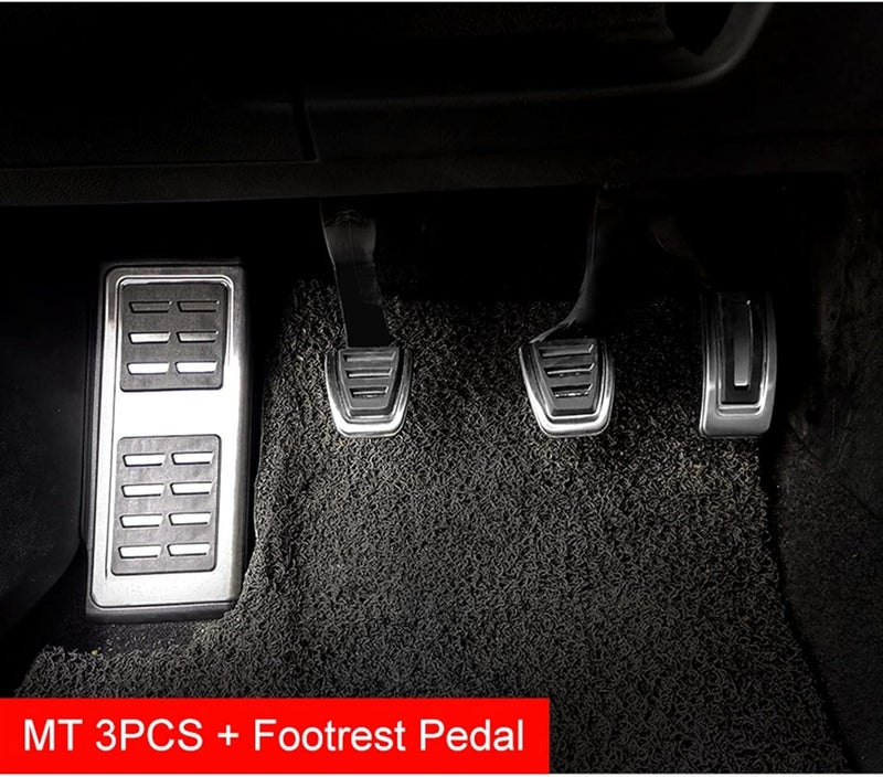 DEMULAX Car Foot Pedal Covers for Golf, POLO, Tiguan, and More - Image 4