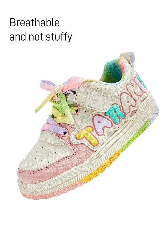 تارانيس أحذية أطفال تارانيس رياضية ملونة بشعار قوس قزح للأطفال الصغار - أحذية رياضية بشعار للأطفال - Image 2
