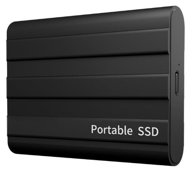 2TB Portable External SSD, 2000GB USB 3.1 High Speed Data Transfer, Computer Backup Drive Support Data Storage Transfer, USB C Mini Portable External Solid State Drive for PC/Laptop/Phones and More - Image 1