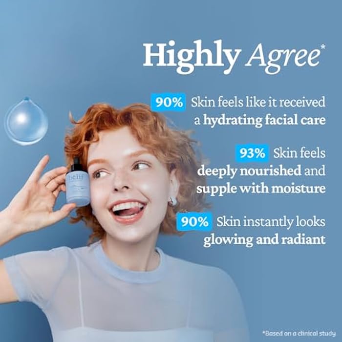 belif Super Drops Multi-7 Hyaluronic Hydrating Serum - 24-hr Moisturization, Hyaluronic Acid, Panthenol, Lightweight Daily Essence | Korean Skincare (1.01 fl. oz) - Image 5