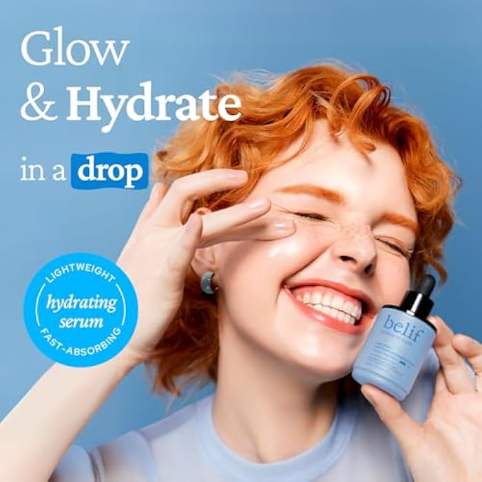 belif Super Drops Multi-7 Hyaluronic Hydrating Serum - 24-hr Moisturization, Hyaluronic Acid, Panthenol, Lightweight Daily Essence | Korean Skincare (1.01 fl. oz) - Image 2