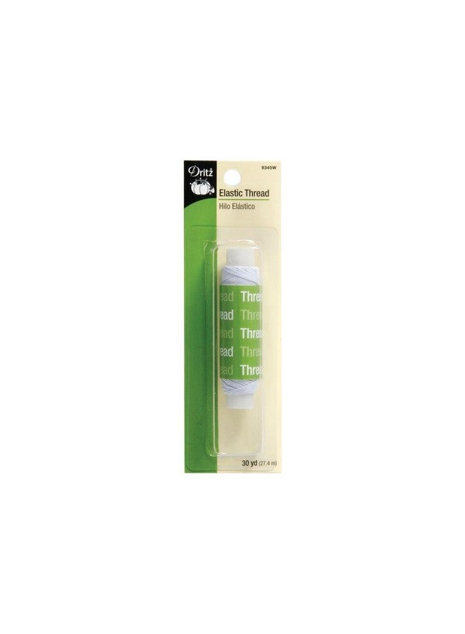 30 Yards Elastic Sewing Thread White