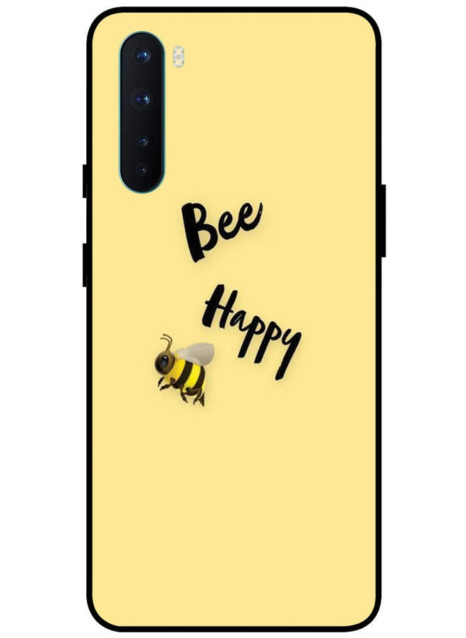 EYE CATCH - Protective Case Cover For OnePlus Nord Smart Series Printed Protective Case Cover for OnePlus Nord Bee Happy - Image 1
