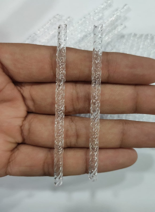 Unikart Transparent Nalki Pipe for Toran Making, Latkan Making, Macrame, Decoration & Craft Work Pack of 240pcs - Image 2