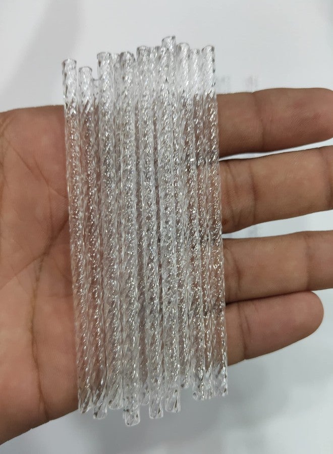 Unikart Transparent Nalki Pipe for Toran Making, Latkan Making, Macrame, Decoration & Craft Work Pack of 240pcs - Image 1